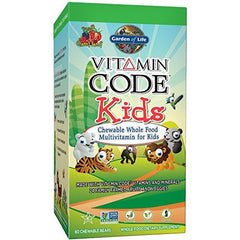 The Vitamin Code Kids – Natuurlijke Multivitamine Kauwtabletten (60 stuks) - Garden of Life - SuperfoodShop