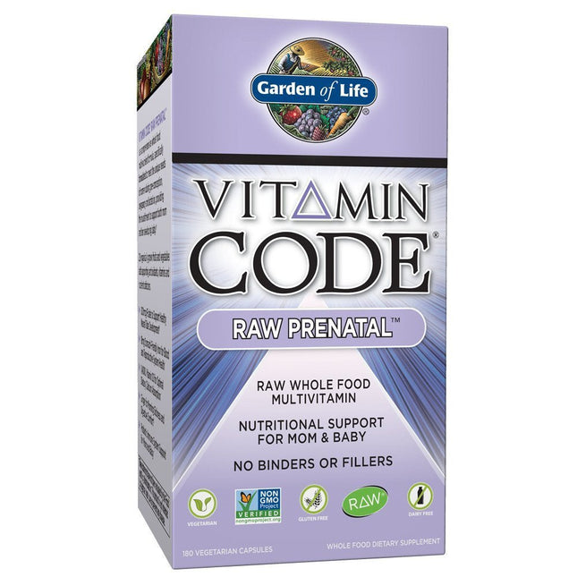 Vitamin Code Prenatal – Multivitamine voor Zwangeren (180 capsules) - Garden of Life - SuperfoodShop