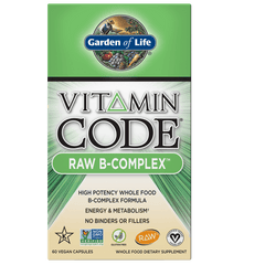 Vitamin Code B - Complex – Natuurlijke B - vitamines uit Voeding (60 capsules) - Garden of Life - SuperfoodShop