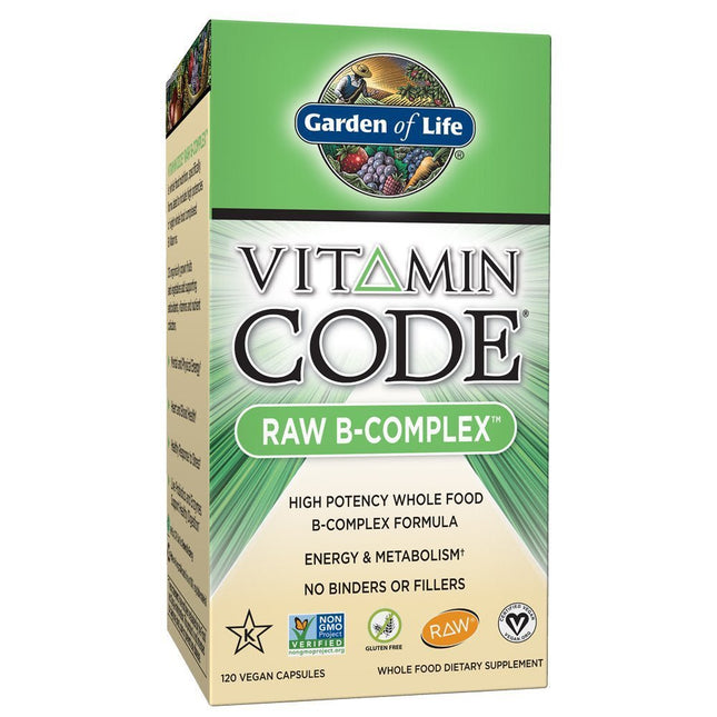 Vitamin Code B - Complex – Natuurlijke B - vitaminen uit Voeding (120 capsules) - Garden of Life - SuperfoodShop
