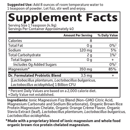 Dr. Formulated Whole Food Magnesium Orange (197,4g) - Garden of Life - SuperfoodShop