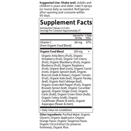 myKind Organics Vitamin C spray 58ml - Garden of Life - SuperfoodShop