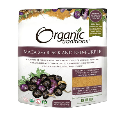 Organic Maca X - 6 Powder - Superfoodshop - Organic Traditions