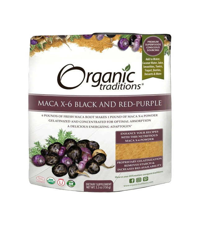 Organic Maca X - 6 Powder - Superfoodshop - Organic Traditions