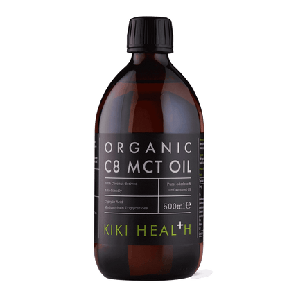 Organic C8 MCT Oil – 500 ml (96% caprylzuur uit kokos) - Kiki Health - SuperfoodShop