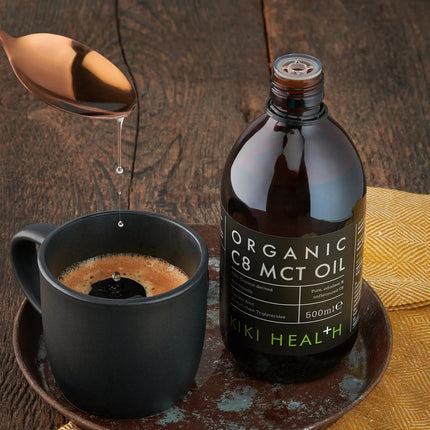 Organic C8 MCT Oil – 500 ml (96% caprylzuur uit kokos) - Kiki Health - SuperfoodShop