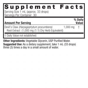 Devil’s Claw Vloeibaar Extract – 30 ml – Alcoholvrij - Nature's Answer - SuperfoodShop