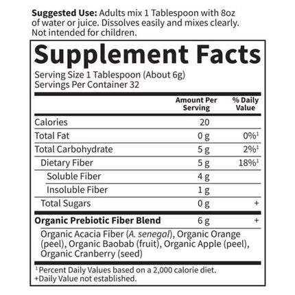 Vezels - Dr. Formulated - Organic Fiber - Garden of Life - SuperfoodShop
