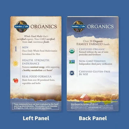 Organics Men’s Once Daily - Garden of Life - SuperfoodShop