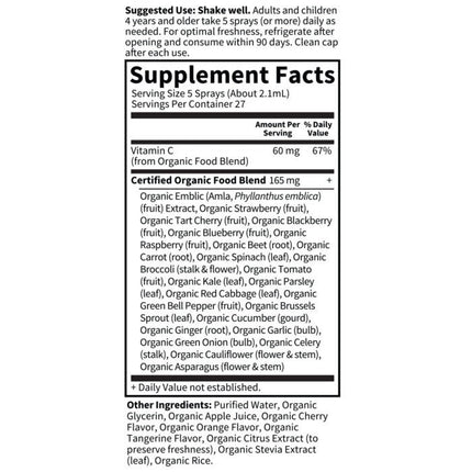 myKind Organics Vitamin C spray 58ml - Garden of Life - SuperfoodShop