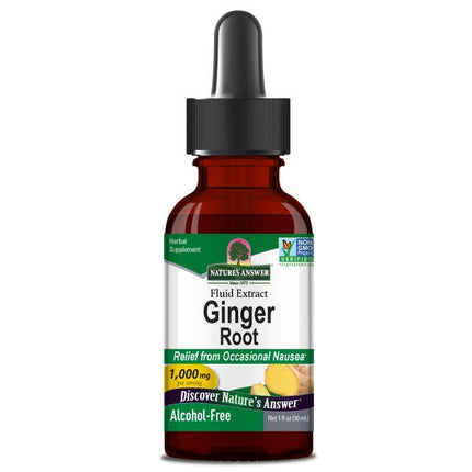Gember (Ginger) extract - Alcoholvrij 30ml - Nature's Answer - SuperfoodShop