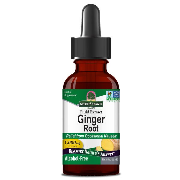 Gember (Ginger) extract - Alcoholvrij 30ml - Nature's Answer - SuperfoodShop