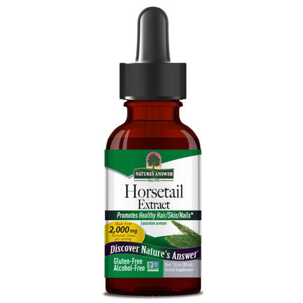 Heermoes Extract (Horsetail) – Alcoholvrij & Plantaardig 30 ml - Nature's Answer - SuperfoodShop