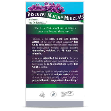 Marine Based Magnesium 500 mg - Natuurlijke Magnesium uit Aquamin® (90 capsules) - Nature's Answer - SuperfoodShop