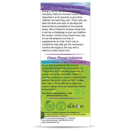 Mullein - X Kids Hoestsiroop – Natuurlijke Hoestdrank voor Kinderen (120 ml) - Nature's Answer - SuperfoodShop