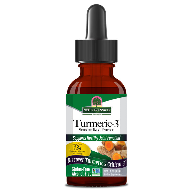 Turmeric - 3 Kurkuma Extract – Vloeibare Formule - Nature's Answer - SuperfoodShop