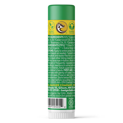 Badger Anti Bug Balm Stick – Natural Insect Protection 17g